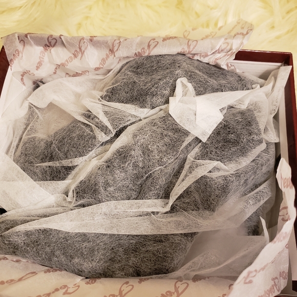 🆕️ Black Faux Suede Stiletto Over the Knee Thigh High Boots sz 8 - Picture 6 of 8